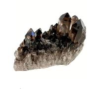 Crystal Smoky Quartz Cluster, Raw Stone, Irregular Stones, for Home Decoration,300~400g