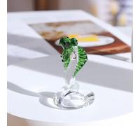 Crystal Snake Statue Crystal King Cobra Snake Figurine Lucky Feng Shui Decor for Chinese Spring Festival 2025 New Year Home Office Table, Halloween Decorations