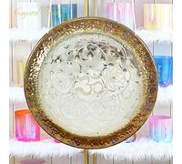 Crystal Soul Bronze Alloy Meditation Gong with Stick Om Lotus Mandala Design Sound Bath Healing 50-100 cm Diameter (32inch)