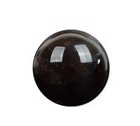 Crystal Sphere Round Black Decorative Ball Solid Decorative Sphere Crystal Ball Prop Ornament for Home Office Tabletop Display Decorations,60~70mm