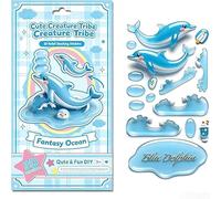 Crystal Stacked 3D Stackable Stickers, DIY Cute Mini Scenes for Stress Relief, Puffy Cartoon Resin Decorative Stickers Kit for Desktop Ornaments, Reusable Tiny Sticker for Craft and Gift