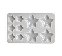 Crystal Star Charm Silicone Mold for Necklaces Jewelry Making Keychain Pendant Resin Art Craft Mold
