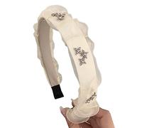 Crystal Star Headband For Girls Fashion Mesh Cloth Hairband Shopping Headdress Female Sweet Hairhoop Elegant Hair Decors