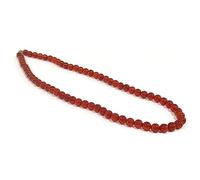 Crystal Stone 8mm Beaded Necklace Bracelet Real Stone Healing Stones Chakra Natural Jewelery (Carnelian Necklace)
