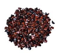 Crystal Stone Fragment, Obsidian Crystal Crushed Stone Small Particles Red 500g/1000g(57mm,1000G)