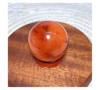 Crystal Stone Natural Crystals Carnelian Druzy Geode Sphere Home Decorations Room Derco crystal stone holder necklace(88g 40mm)