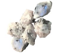 Crystal Stones, Rainbow Moonstone Natural Raw Stones(500g)