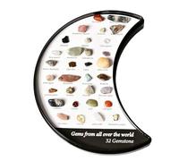 Crystal Storage for Storing Mineral Specimens and - Box for Displaying and Presenting Stones, for Spiritual Healing Meditation Home Decor Stress Relief G