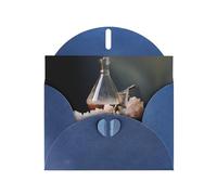 crystal sugar Blue Patterns greeting card 6x4 inches with envelope, covering birthdays, weddings and other occasions