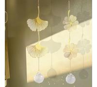 Crystal Suncatcher, 2 Pieces Crystal Beads, Four Clover Crystal Suncatcher, Crystal Prism Pendants, Hanging Rainbow Prism Window, Home Garden Wedding Decoration