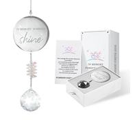 Crystal Suncatcher Hanging Ornament for Loss of Loved One, Sympathy & Bereavement Gift Ideas for Women & Men