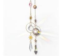 Crystal Suncatchers Rainbow Prism Suncatcher Sun Catchers Rainbow Wind Chimes for Window Bedroom Garden Office Party Wedding Valentine's Decorations