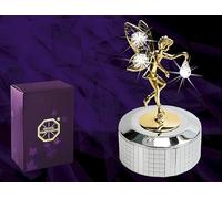 CRYSTAL TEMPTATIONS -Elf figurine embellished with crystals from Swarovski