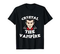 Crystal The Vampire T-Shirt Halloween Simple Costume T-Shirt