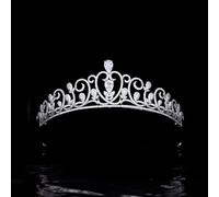 Crystal Tiara Crowns for Women Pearl Zircon Bride Wedding Crown Korean Style New Simple Hairband Hair Accessories Wedding Headdress Accessories,935