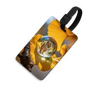 Crystal Tiger Luggage Tags Durable TPU Suitcase Tag with Info Card, Scratch-Resistant Bag Tags for Suitcases, Travel Bags & Backpacks, Easy to Identify