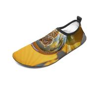Crystal Tiger Water Shoes for Men Women, Lightweight Stretch Swim Shoes with Anti-Slip Rubber Sole, Quick-Dry Aqua Socks for Pool, Beach, Surfing, Style, 14 Women/14 Men