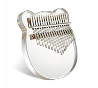 Crystal Transparent Thumb Piano Kalimba 21 Tone Kalimba for Piano Beginner(1)