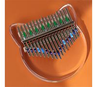 Crystal Transparent Thumb Piano Kalimba 21 Tone Kalimba for Piano Beginner(4)