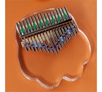 Crystal Transparent Thumb Piano Kalimba 21 Tone Kalimba for Piano Beginner(5)
