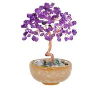 Crystal Tree Amethyst DIY Crystal Tree for Calm, Balance and Spiritual Healing, Suitable for Bedroom Décor, Meditation Space and Gift for Women