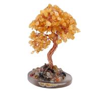 Crystal Tree Decor Stunning Copper Wire Wrapped Money Tree for Home