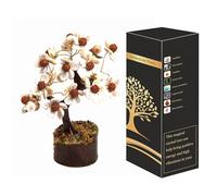 Crystal Tree for Home Decorations Crystals and Healing Stones Witchy Room Crystal Decor Tree Crystal Gifts Gem Tree Christmas Tree Stands for Real Tree… (Gomti Rudraksha tree)