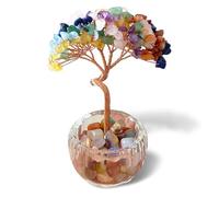 Crystal Tree, Handmade Healing Chakra Trees, Crystal Tree of Life, Ornaments for Home Office Living Room Decor, Birthday Gifts, New Home-Housewarming Gifts