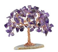 Crystal Tree Healing Crystal Tumble Stone Life Tree Feng Shui Tree Gemstones Agate Money Tree Figurines Ornament,D