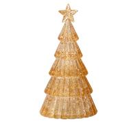 Crystal Trees - 2.28x2.28x4.41in Tree Tabletops, Festive Tree Decors, Christmas LED Decors for Indoors | LED Lights for Winter Celebration Home Living Room Bedroom Mantel Shelf Counter Fireplace