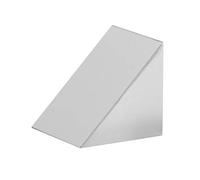 Crystal Triangular Prism for Light Experiment, Optical Glass Triangular Prism K9 Optical Crystal Glass Pyramid for Teaching Photography (20*20*20)
