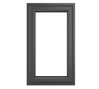 Crystal Triple Glazed Window (Left Hand) 610 x 1040mm Clear - Grey/White