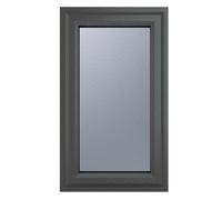 Crystal Triple Glazed Window (Left Hand) 610 x 1115mm Obscure - Grey/White