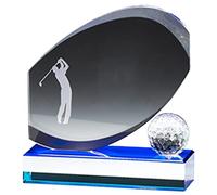 Crystal Trophy Golf Medal Inside Engraving Sports Series Trophy Diamond Crystal Medal Engraved Glass Awards And Trophies Free Engraving Excellent Employee Award Awarded Annual Meeting Trophy