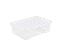 What More UK 32 Litre Crystal Storage Box and Lid Single Unit