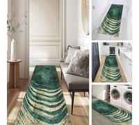 Crystal Velvet Runner Rug Non-Slip Hallway Carpet for Kitchen Bedroom,80×150cm/2.6ft×4.9ft