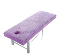 Crystal Velvet Thick Beauty Salon Bed Sheet Simple Covers Spa Massage Table Cover for Hospital Hotel Bedspread(Purple,70x185cm)