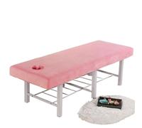 Crystal Velvet Thick Bed Cover Beauty Covers Massage for Hospital Hotel Salon(Rose,180X60CM)