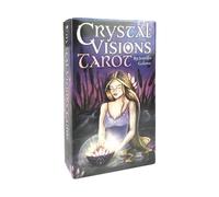 Crystal Visions Tarot, Oracle Card Deck, Mysterious Divination Set, English Entertainment Board, Insightful Fortune Tool, Perfect for Beginners, Reading, Meditation, Gathering, Spiritual Use