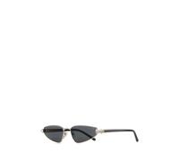 Crystal VLogo 57mm Cat-Eye Sunglasses - female - Valentino Garavani - Sunglasses - Gray - ONE SIZE - Accessories ONE SIZE