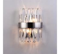 Crystal Wall Lamp Led Indoor Light Fixtures for Home Bedroom Bathroom Corridor Mirror/B/Warm Light
