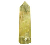 Crystal Wands, Natural Crystal Wands, Single Point 9-10 cm, Polished Crystal Home Gemstone for Home Decor, Six-Sided Prism Style, Collectible Display Piece