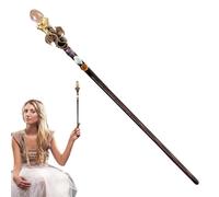 Crystal Wands Staff Stick Role Play Costume Handmade Props | Natural Crystal Witch Supplies Birthday Party, Wedding, Princess, Garden, Dance, Halloween, Christmas, Costume, Fairy Tale