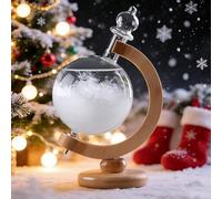 Crystal Weather Forecast, Storm Glass, Globe Weather Forecast Bottle, Decorative Crystal Globe, Weather Forecast, Creative Gift for Office, Desk, Home Decoration, Weather Glass