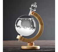 Crystal Weather Forecast, Storm Glass, Globe Weather Forecast Bottle, Decorative Crystal Globe, Weather Forecast, Creative Gift for Office, Desk, Home Decoration, Weather Glass