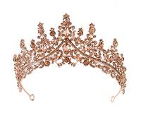 Crystal Wedding Crown Bride Headdress Crystal Rhinestone Crown,Tiaras Headband Women Wedding Hair Jewelry Headpeice Hair Accessory Bride Headpieces