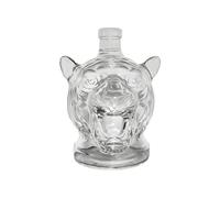 Crystal Whiskey Carafe - Glass Container for Liquor, Tiger Head Tank | Luxury Spirit Holder Whiskey with Cognac Brandy Bourbon Vortatica Kira Wine Design
