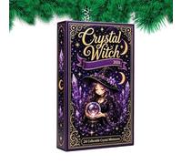Crystal Witch Halloween Advent, Flat Fantasy Decor For The Study | Combining A Crystal Witch Motif With 2D Acrylic Construction, This Advent Style Calendar Suits Halloween Displays.