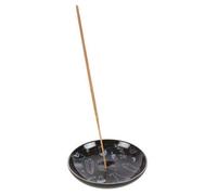 Crystal Witch Incense Holder Plate - Black Crystal & Witchcraft Decor
