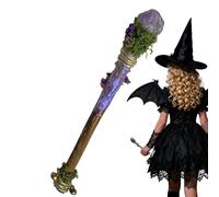 Crystal Witch Wand - Engineering Grade Polished Stone with Ornamental Casting Mechanism, Horizontal Aesthetic Handheld Vessel, Integrated Structural Metaphysical Component, Lightweight Portable Unit |